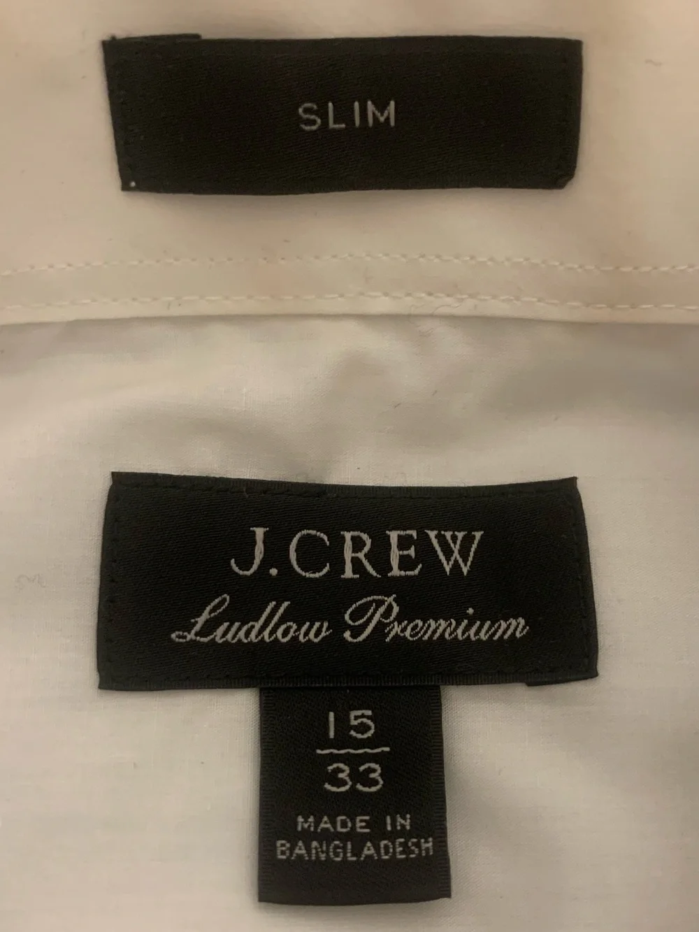 J CREW LUDLOW Premium Slim Fit All Cotton Shirt